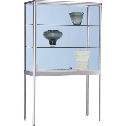 Glass cabinet, glass cabinet version, width 1200 mm, 2 sliding doors.