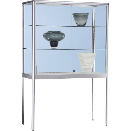 Glass cabinet, glass cabinet version, width 1500 mm, 2 sliding doors.