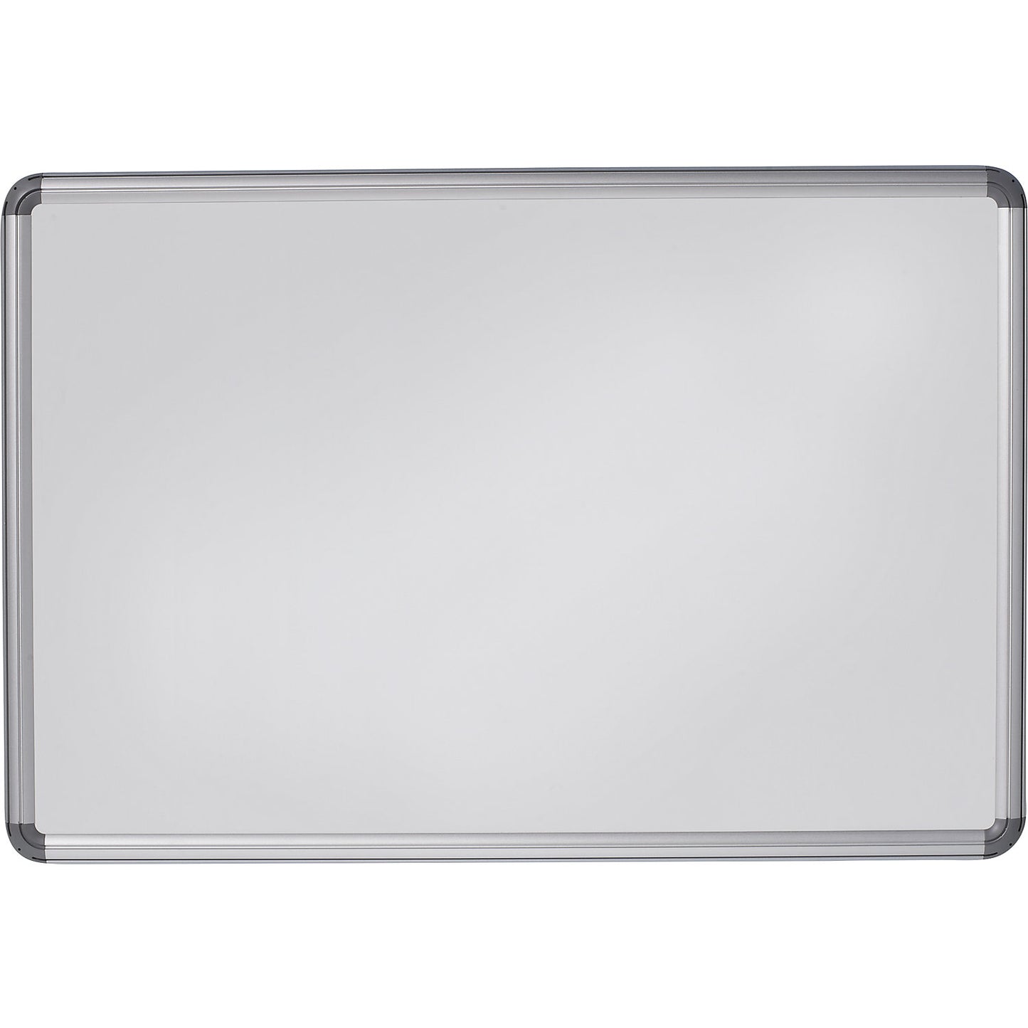 Designer notice board, sheet steel, painted, WxH 900 x 600 mm, white.