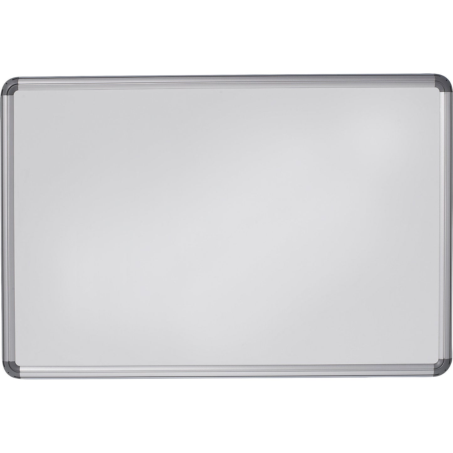 Designer notice board, sheet steel, painted, WxH 1500 x 1000 mm, white.