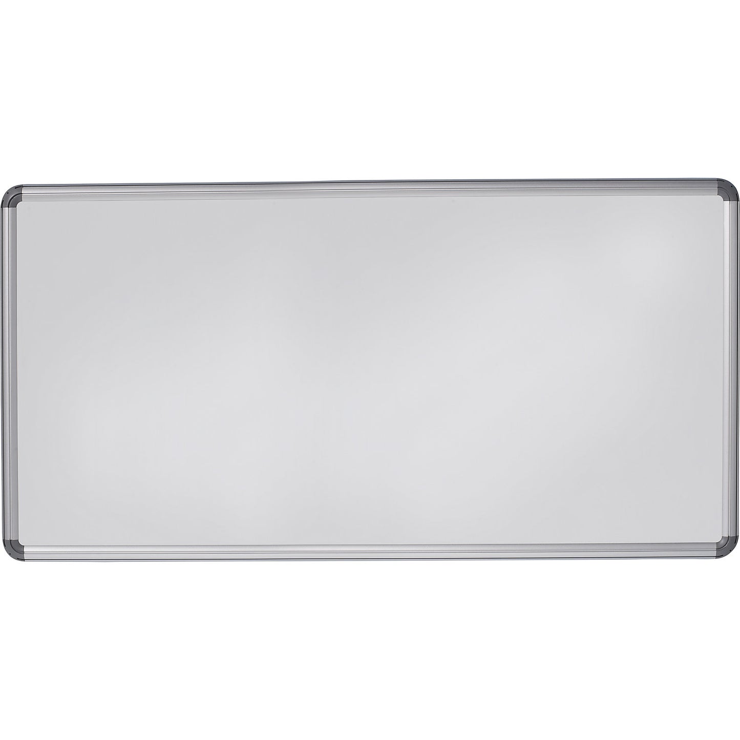 Designer notice board, sheet steel, painted, WxH 2400 x 1200 mm, white.
