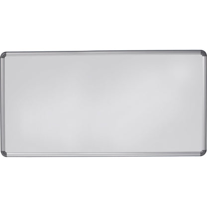 Designer notice board, sheet steel, painted, WxH 2400 x 1200 mm, white.