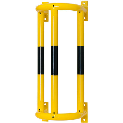 Crash protection for pipes, wall mounting, HxWxD 1000 x 350 x 300 mm.