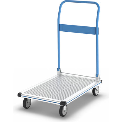 KOMFORT aluminium platform truck, max. load 150 kg, platform 740 x 480 mm.