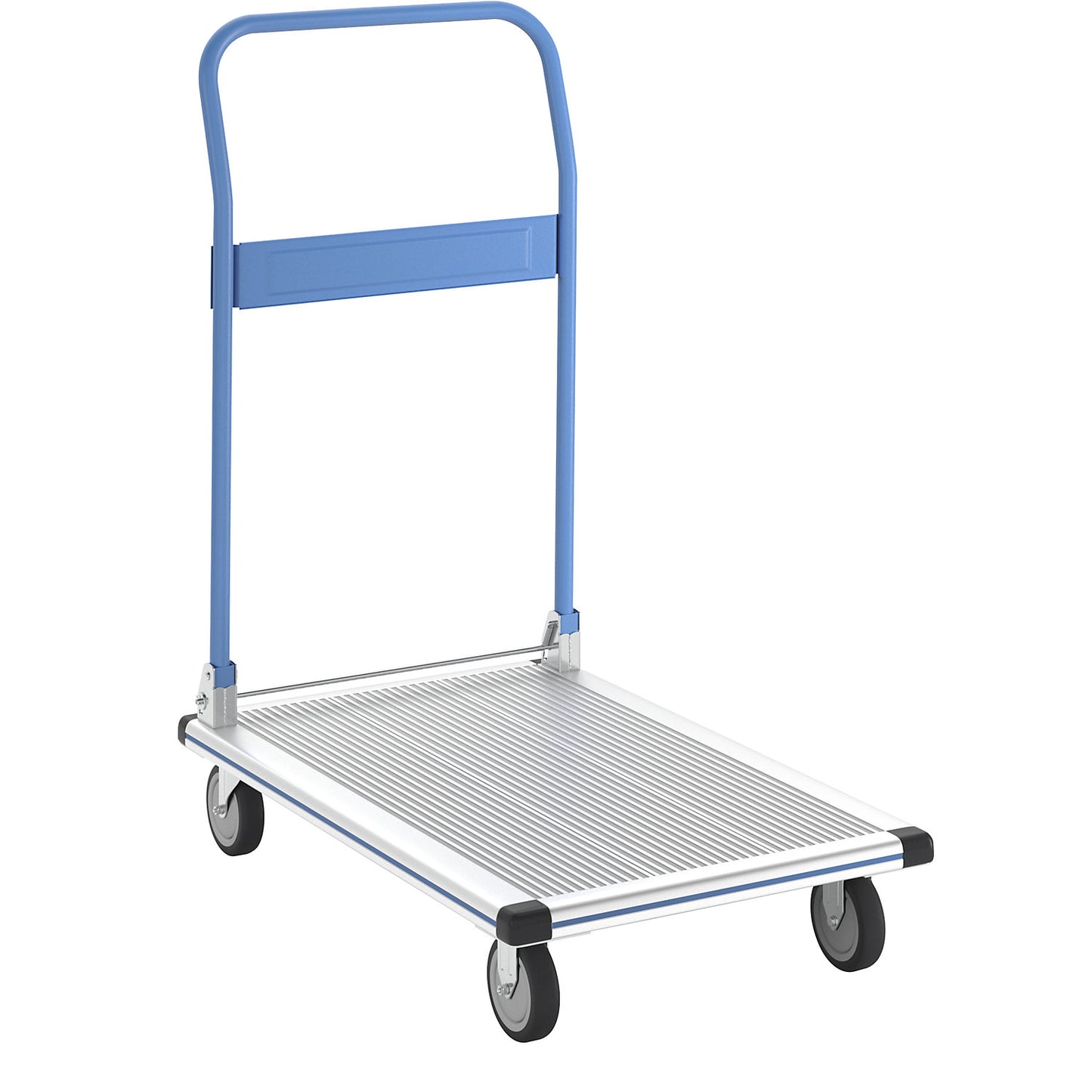 KOMFORT aluminium platform truck, max. load 150 kg, platform 740 x 480 mm.