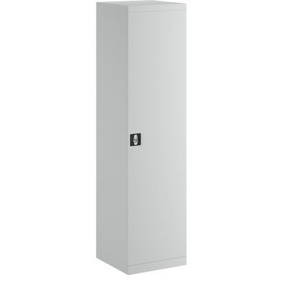 Storage cupboard, width 500 mm, 4 pull-out shelves, light grey door.