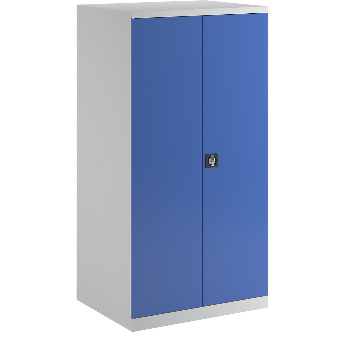 XXL double door cupboard, width 1000 mm, gentian blue door.