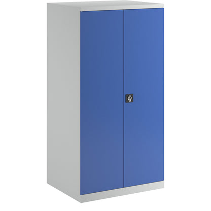 XXL double door cupboard, width 1000 mm, gentian blue door.