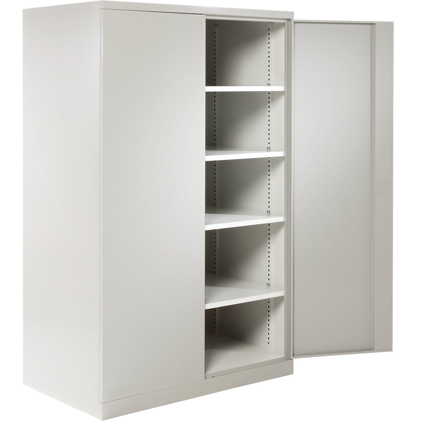 XXL double door cupboard, width 1200 mm, light grey door.