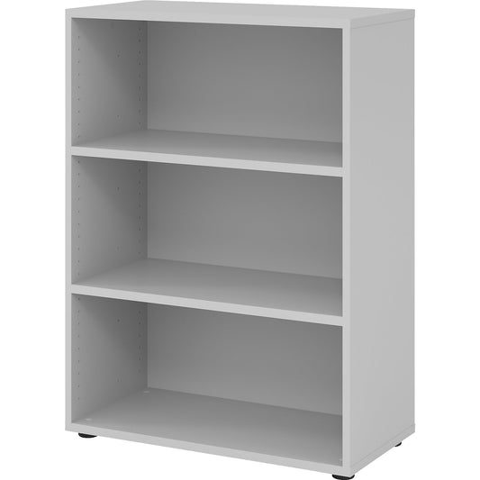 RENATUS - Shelf unit, HxW 1100 x 800 mm, 2 shelves, light grey.