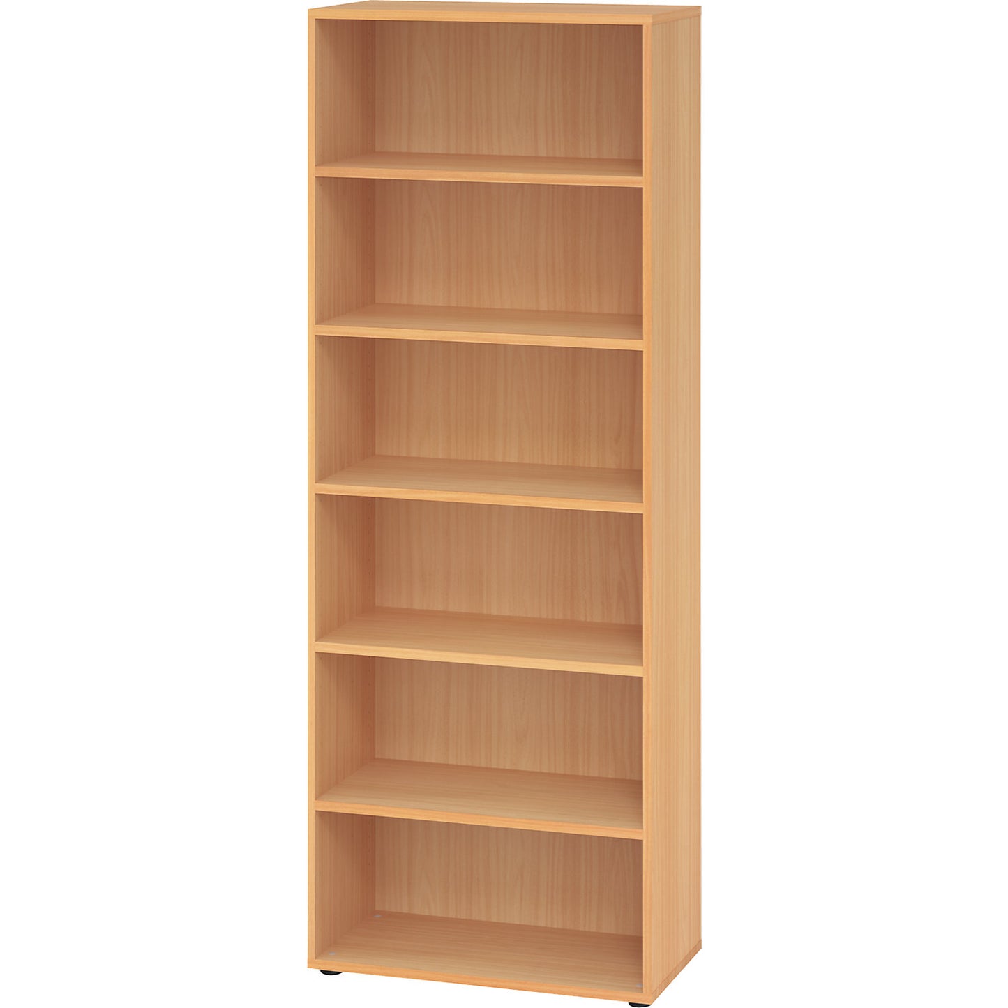 RENATUS - Shelf unit, HxW 2154 x 800 mm, 5 shelves, beech finish.