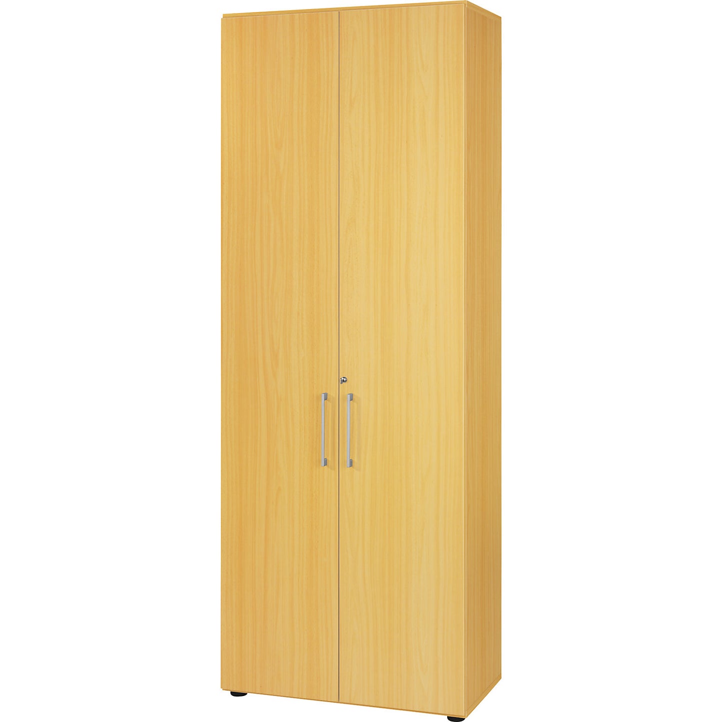 RENATUS - Office cupboard, 5 shelves, 6 file heights, beech finish.