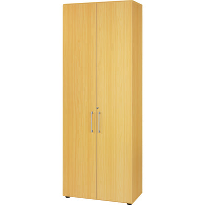 RENATUS - Office cupboard, 5 shelves, 6 file heights, beech finish.