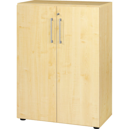 RENATUS - Office cupboard, 2 shelves, 3 file heights, maple finish.