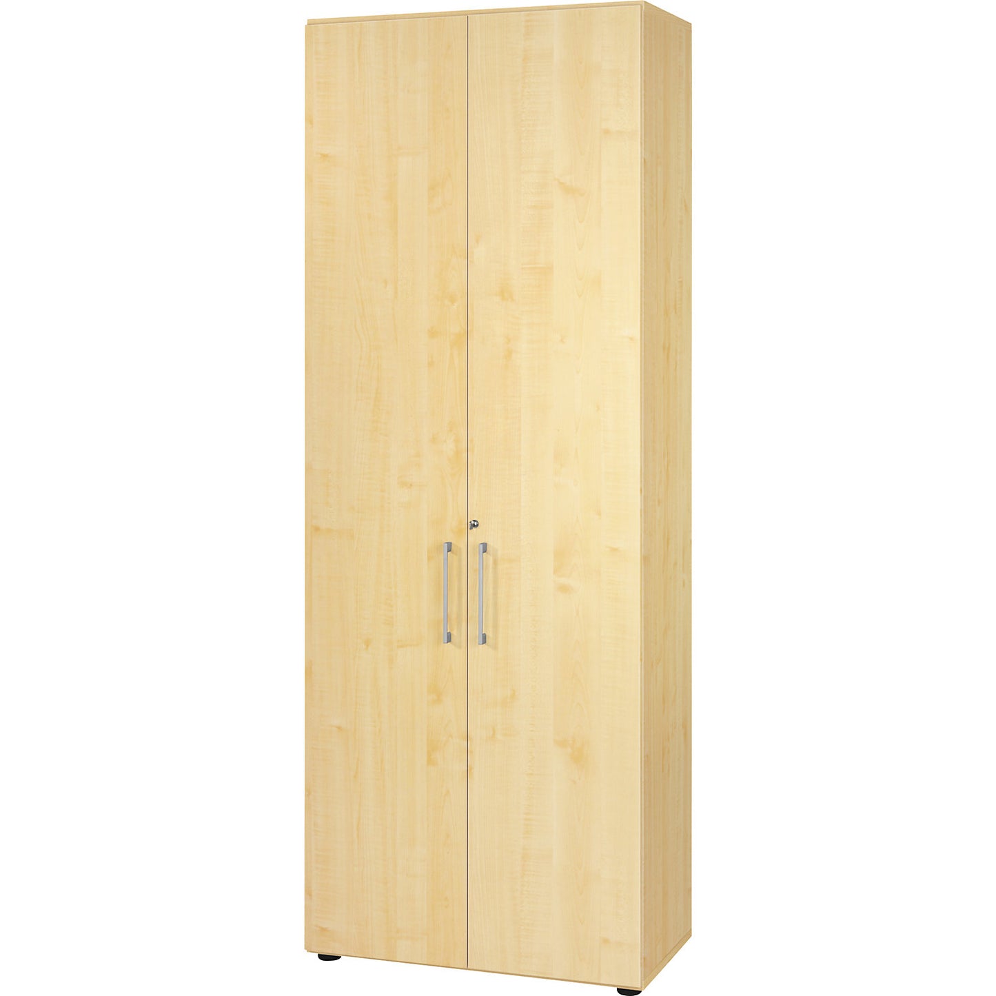 RENATUS - Office cupboard, 5 shelves, 6 file heights, maple finish.