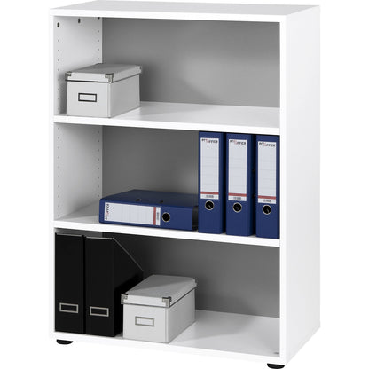 RENATUS - Shelf unit, HxW 1100 x 800 mm, 2 shelves, white.