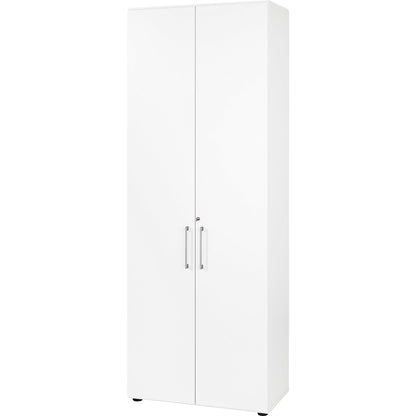 RENATUS - Office cupboard, 5 shelves, 6 file heights, white.