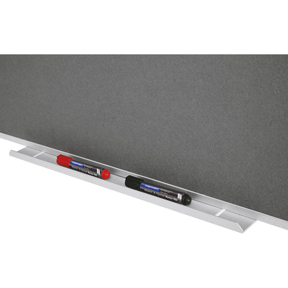 Storage tray for boards, moving, 550 mm long, anodised aluminium.