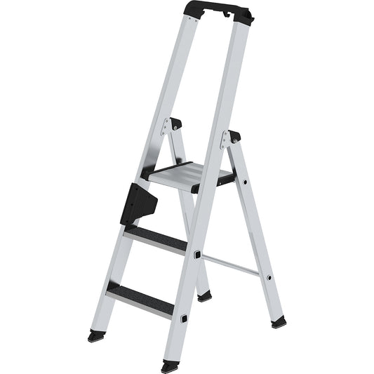 CLIP-STEP step ladder, single sided access, slip resistant R13, 3 steps.