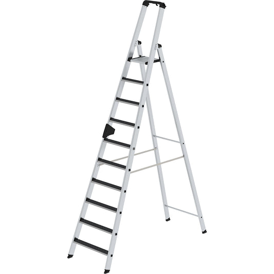 CLIP-STEP step ladder, single sided access, slip resistant R13, 10 steps.