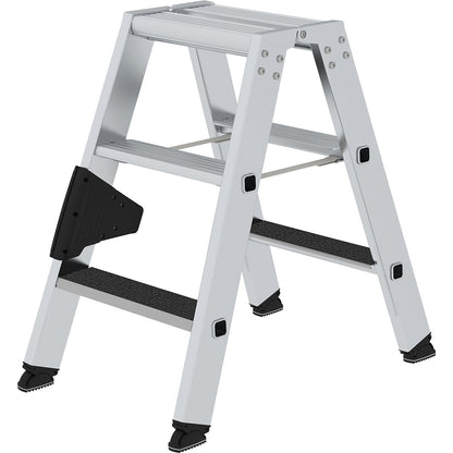 CLIP-STEP step ladder, double sided access, slip resistant R13, 2 x 3 steps.