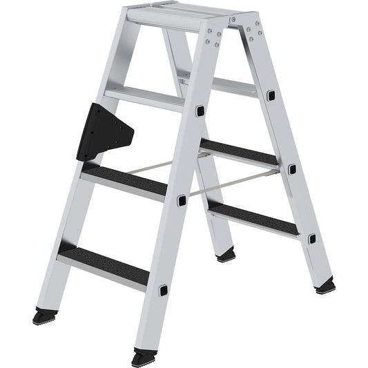 CLIP-STEP step ladder, double sided access, slip resistant R13, 2 x 4 steps.