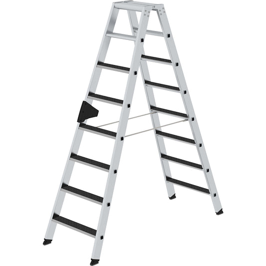 CLIP-STEP step ladder, double sided access, slip resistant R13, 2 x 8 steps.