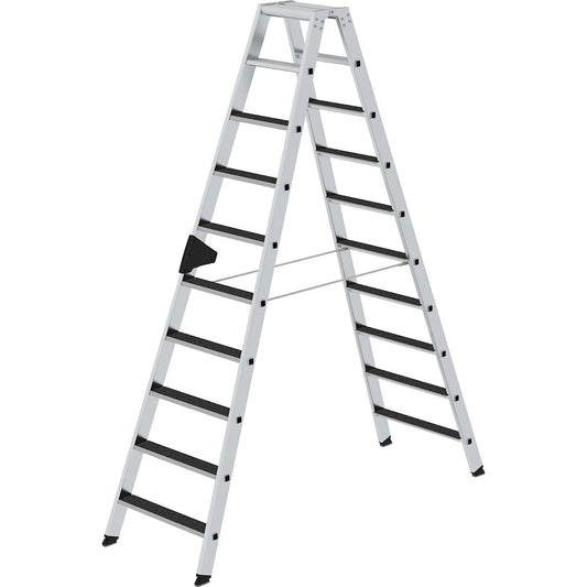 CLIP-STEP step ladder, double sided access, slip resistant R13, 2 x 10 steps.