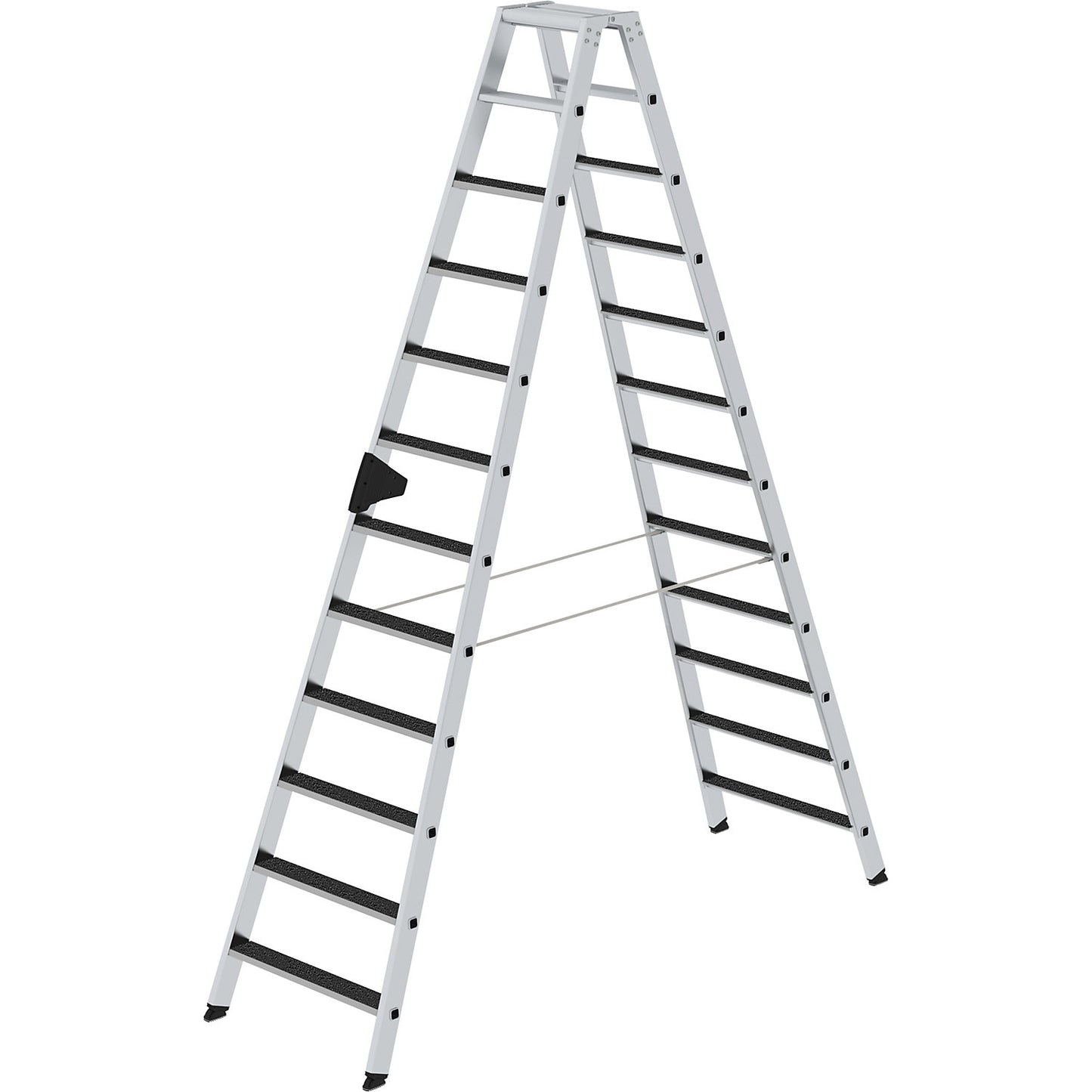 CLIP-STEP step ladder, double sided access, slip resistant R13, 2 x 12 steps.