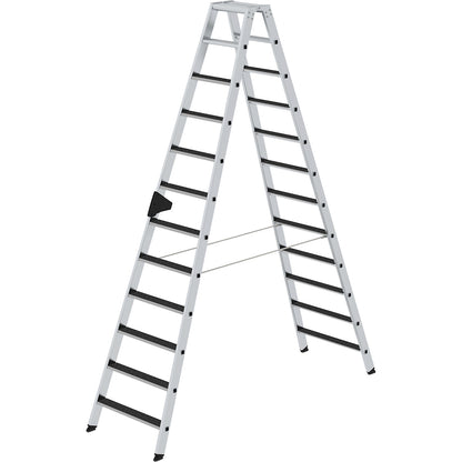 CLIP-STEP step ladder, double sided access, slip resistant R13, 2 x 12 steps.