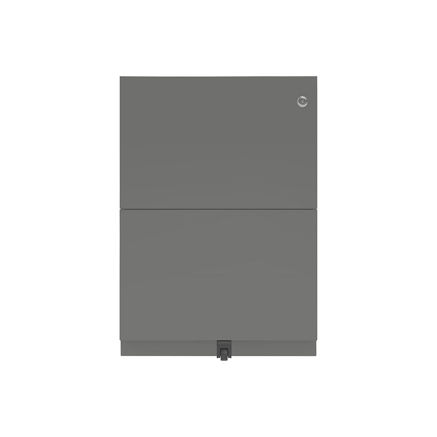 Note™ mobile pedestal, with 2 suspension file drawers, HxW 645 x 300 mm, charcoal.