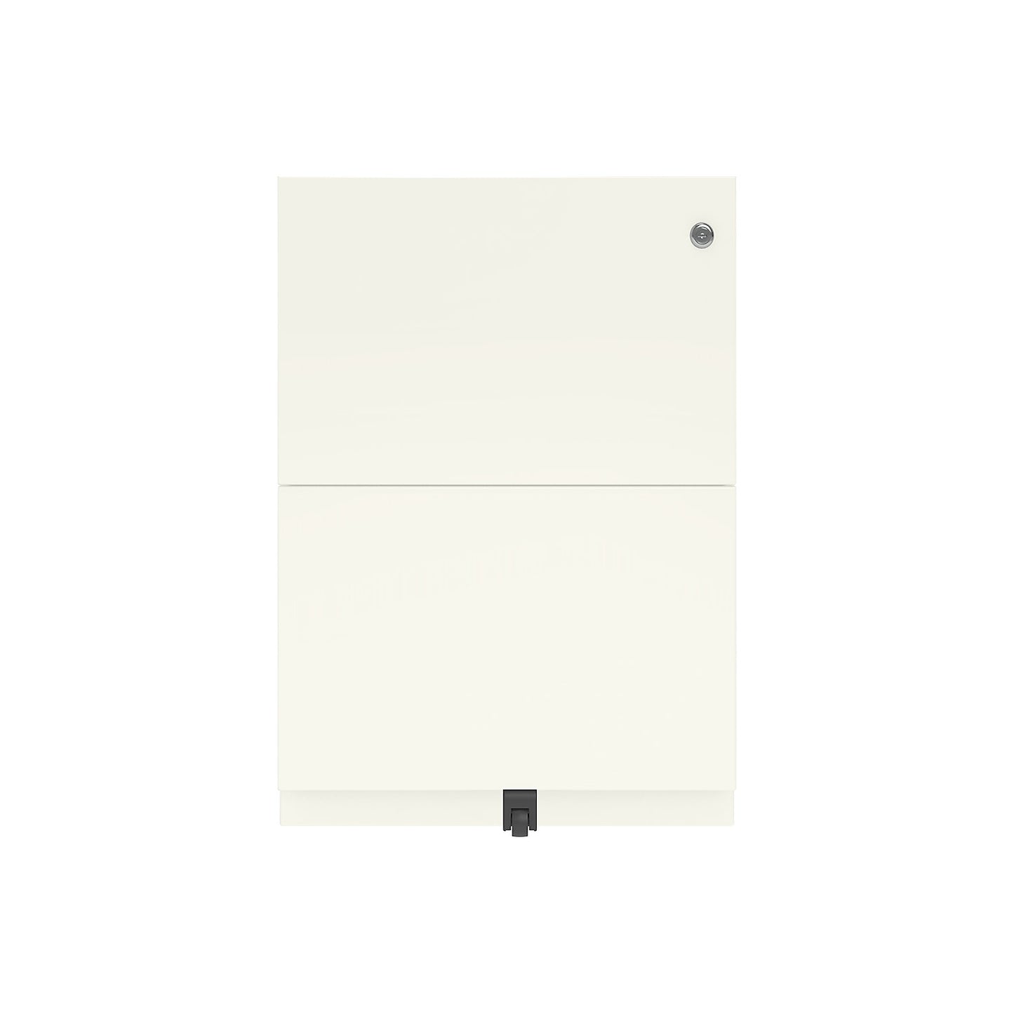 Note™ mobile pedestal, with 2 suspension file drawers, HxW 645 x 300 mm, traffic white.