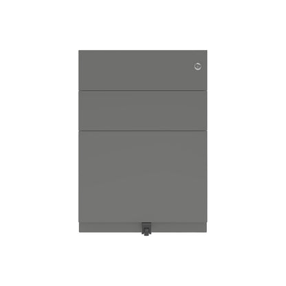 Note™ mobile drawer unit, with 2 universal drawers, 1 suspension file drawer, HxWxT 645 x 300 x 565 mm, charcoal.