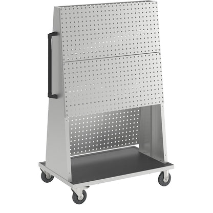 Cleaning station, mobile, LxWxH 1010 x 650 x 1564 mm.