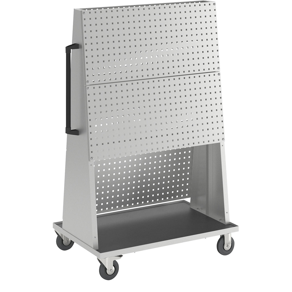 Cleaning station, mobile, LxWxH 1010 x 650 x 1564 mm.