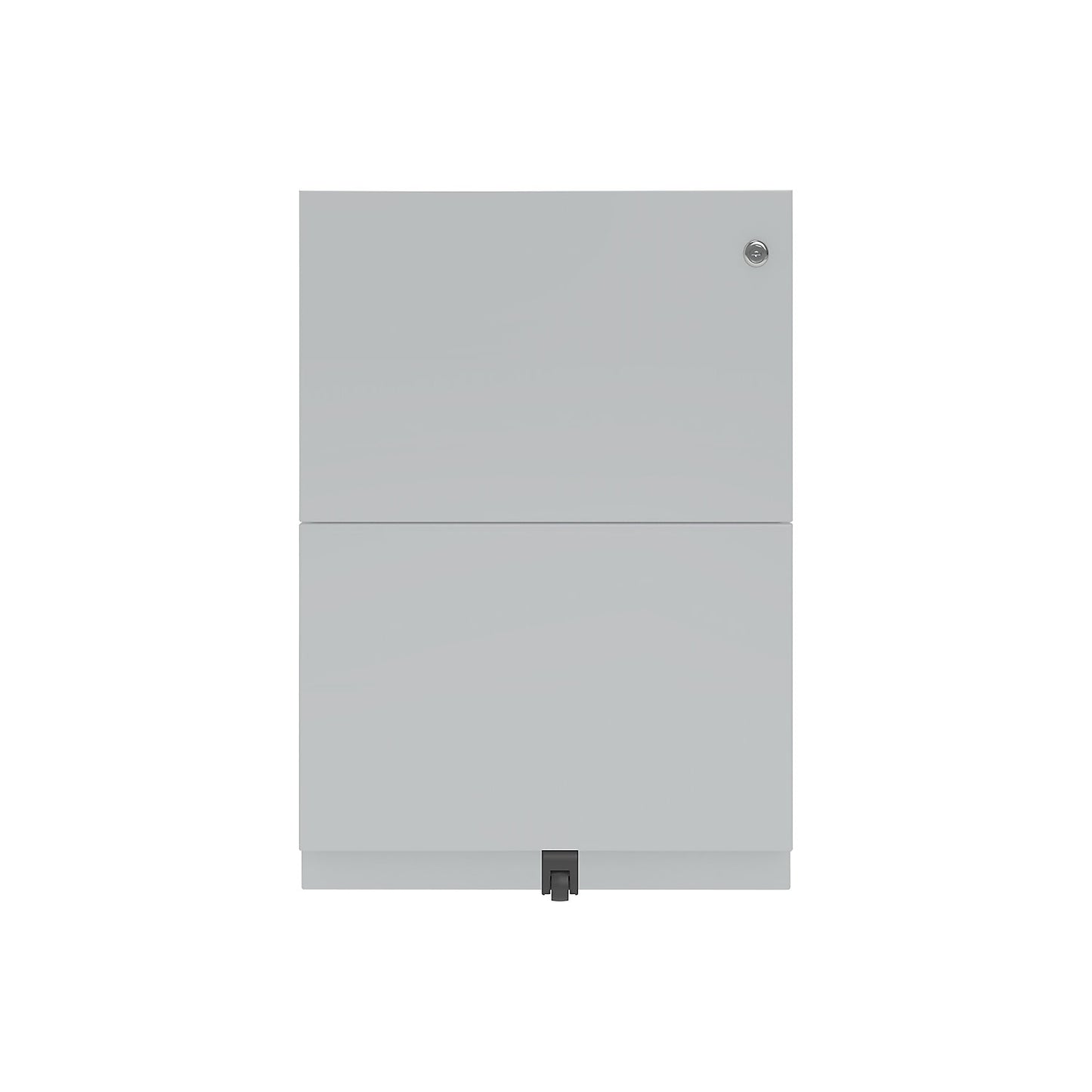 Note™ mobile pedestal, with 2 suspension file drawers, HxW 645 x 300 mm, silver.