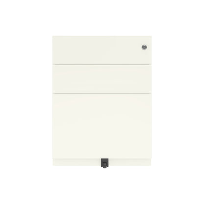 Note™ mobile drawer unit, with 2 universal drawers, 1 suspension file drawer, HxWxT 645 x 420 x 565 mm, traffic white.