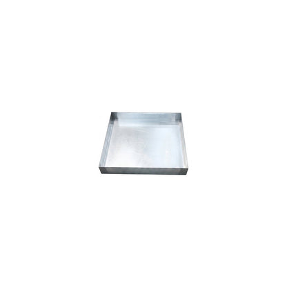 Steel sump tray for small containers, zinc plated, sump capacity 12 l, length 470 mm.