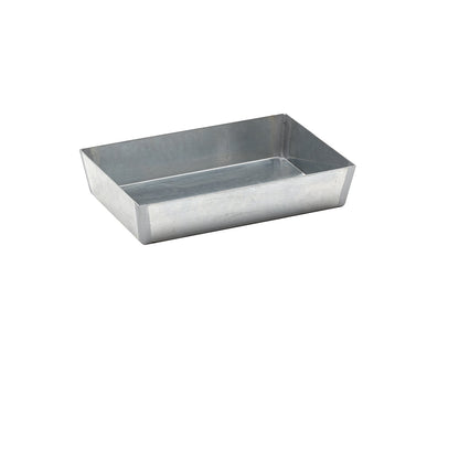 Steel small container pallet tray, sump capacity 20 l, max. load 50 kg, zinc plated.