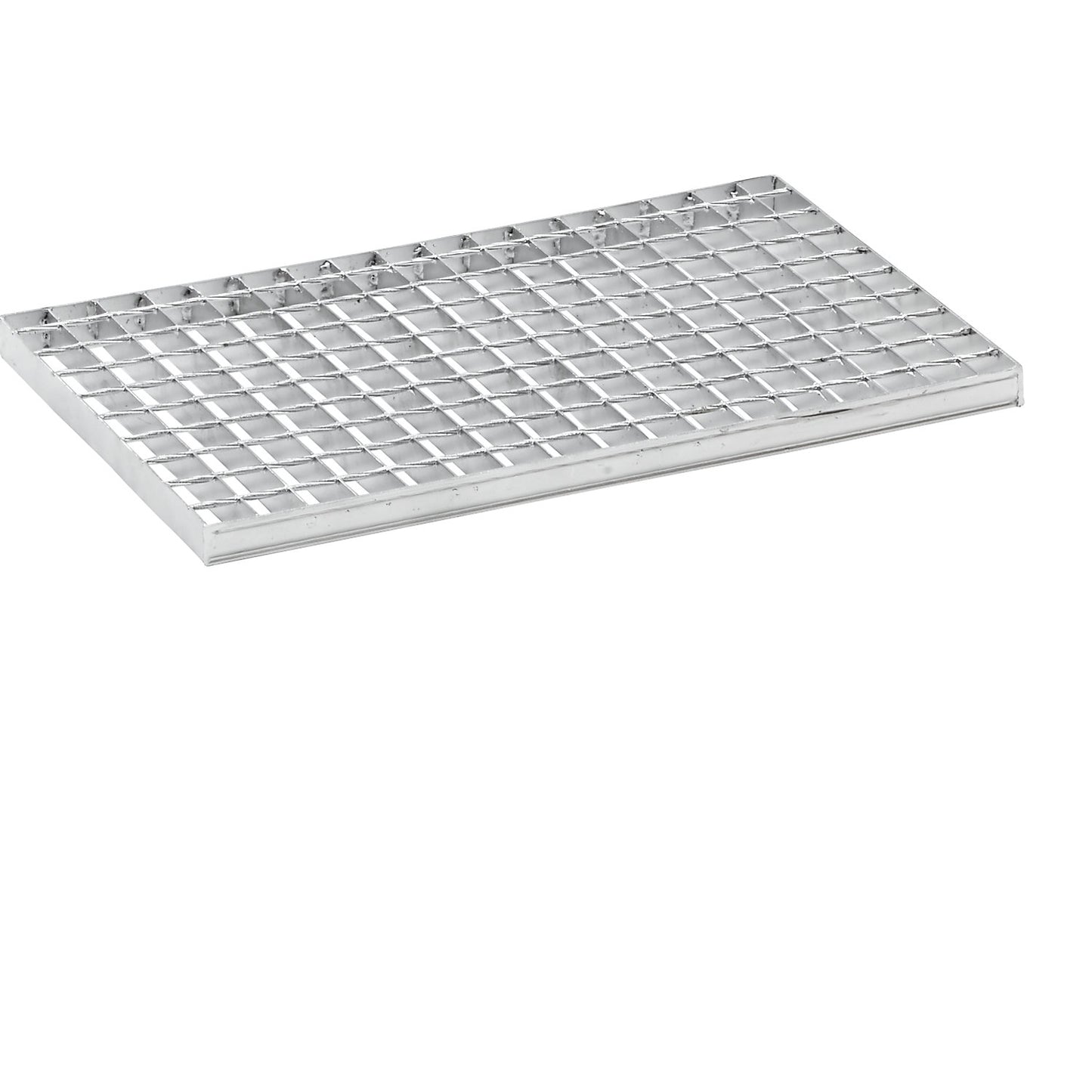 Steel grate, zinc plated, for LxWxH 600 x 400 x 30 mm.