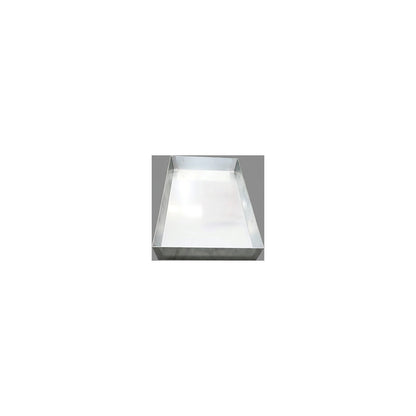 Steel small container pallet tray, sump capacity 60 l, height 120 mm, max. load 200 kg, zinc plated.