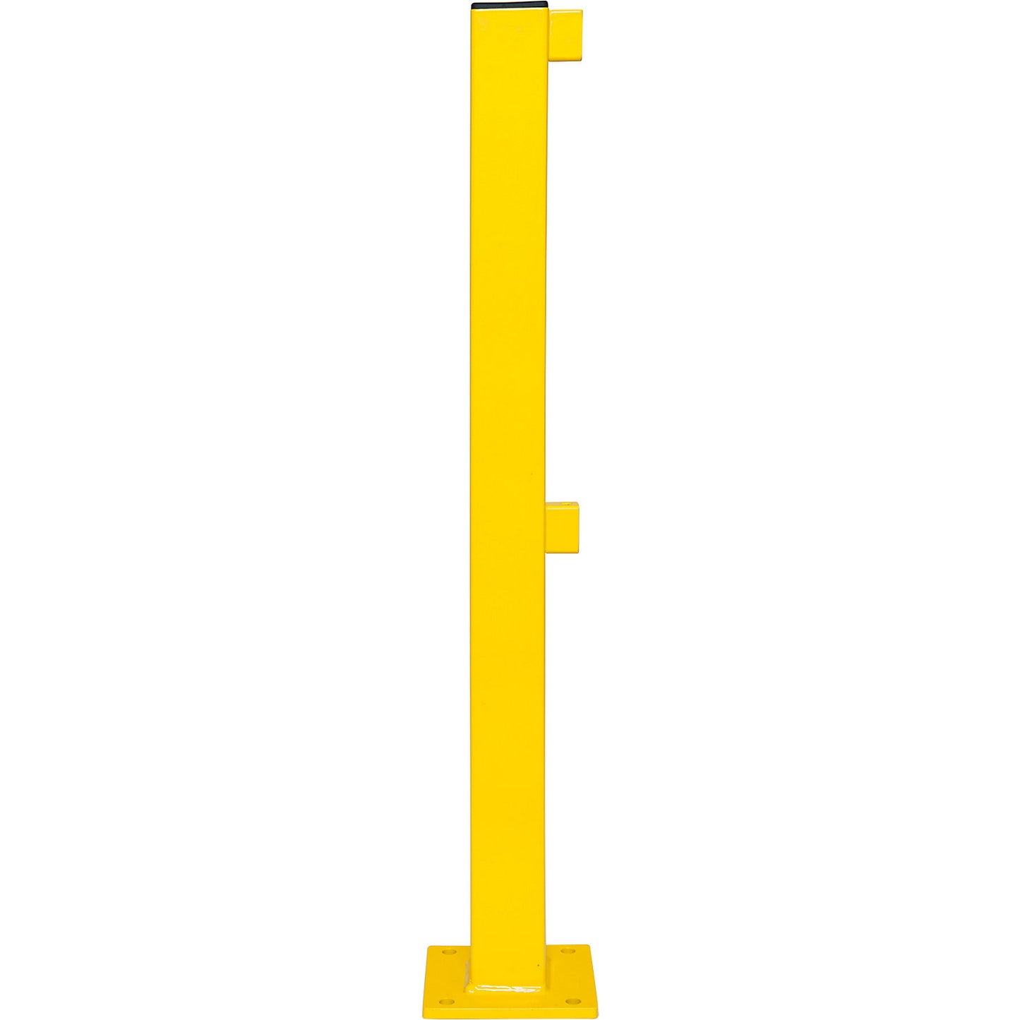 Post for S-Line safety railing, for indoor areas, end post.