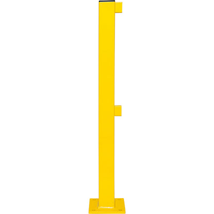 Post for S-Line safety railing, for indoor areas, end post.