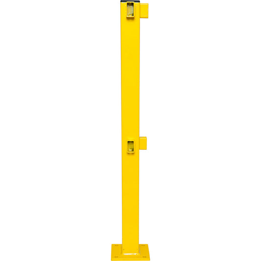 Post for S-Line safety railing, for indoor areas, corner post.