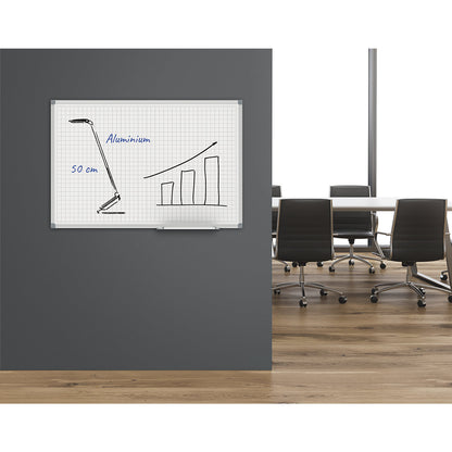 MAULstandard grid board, white, grid 20 x 20 mm, WxH 900 x 600 mm.