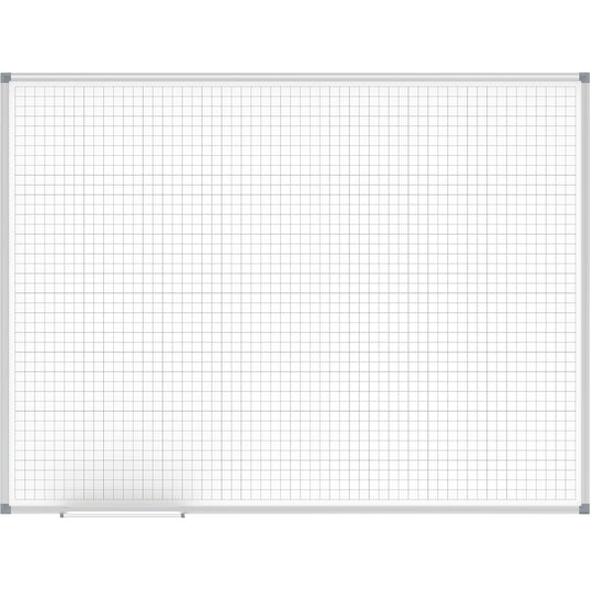 MAULstandard grid board, white, grid 20 x 20 mm, WxH 1200 x 900 mm.