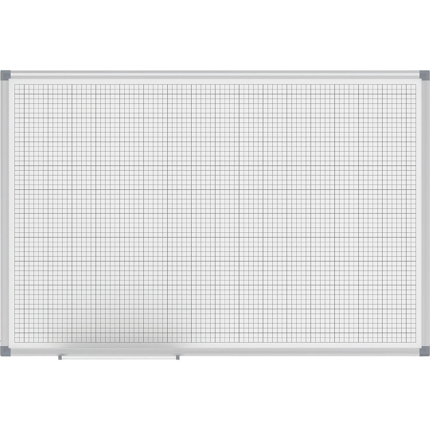 MAULstandard grid board, white, grid 10 x 10 / 50 x 50 mm, WxH 900 x 600 mm.