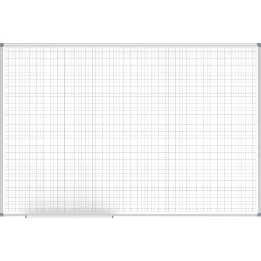 MAULstandard grid board, white, grid 20 x 20 mm, WxH 1500 x 1000 mm.