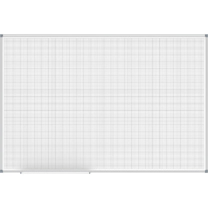 MAULstandard grid board, white, grid 10 x 10 / 50 x 50 mm, WxH 1500 x 1000 mm.