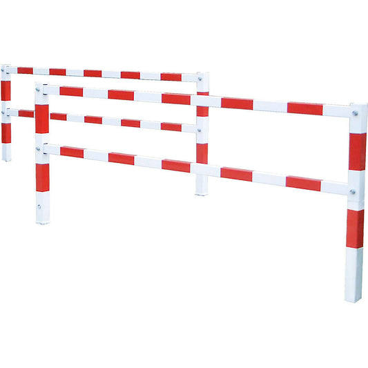 Gate barrier, 1 pair, width of each section 1500 mm.